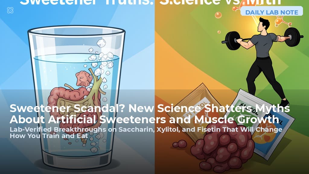 Sweetener Scandal? New Science Shatters Myths About Artificial Sweeteners and Muscle Growth