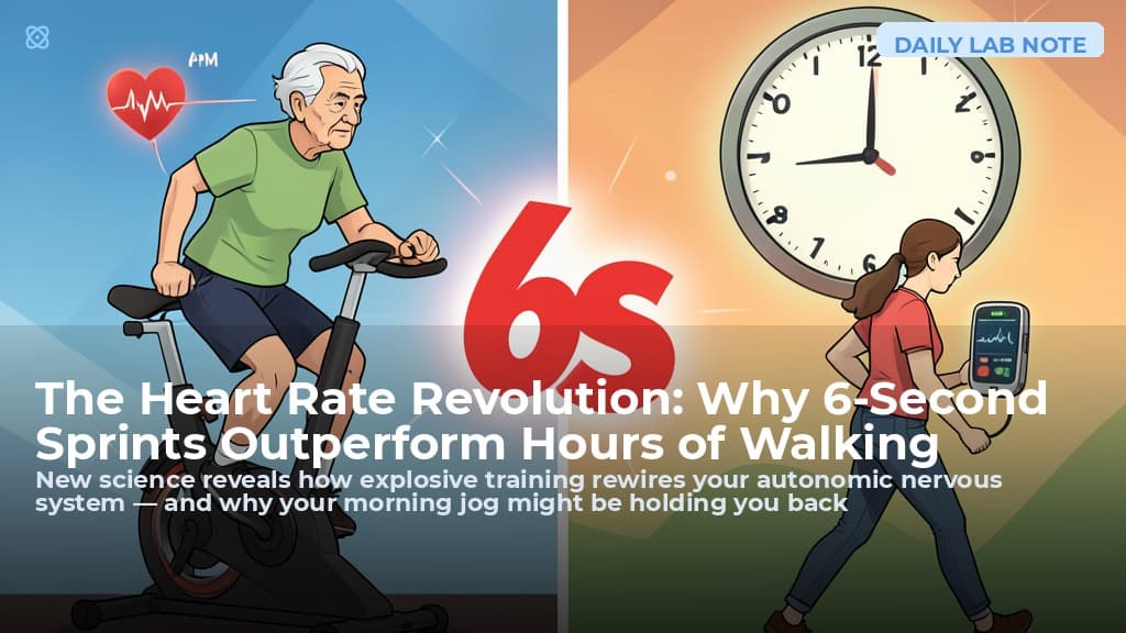 The Heart Rate Revolution: Why 6-Second Sprints Outperform Hours of Walking