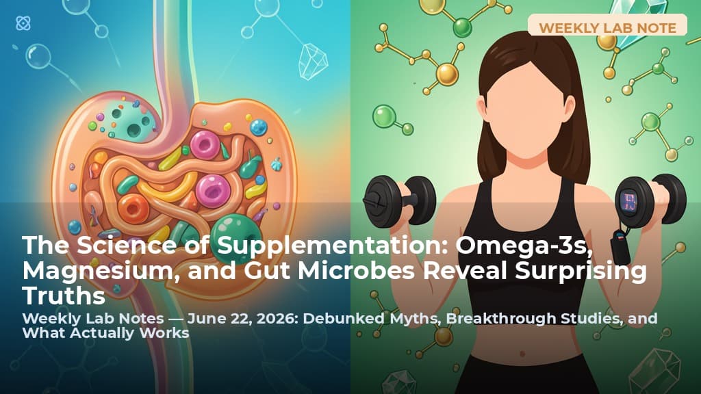 The Science of Supplementation: Omega-3s, Magnesium, and Gut Microbes Reveal Surprising Truths