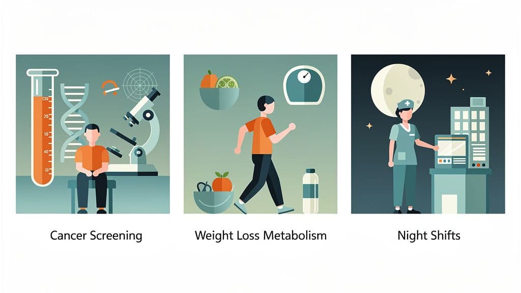 Lab Notes: What Science Says About Cancer Screening, Weight Loss Drugs, and Night Shifts