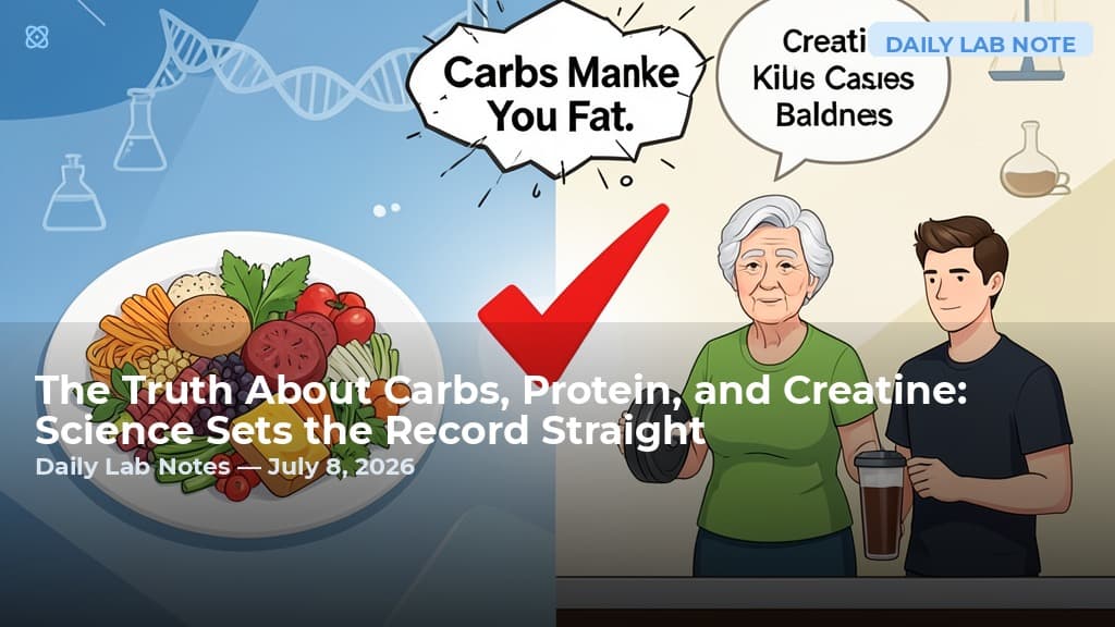 The Truth About Carbs, Protein, and Creatine: Science Sets the Record Straight