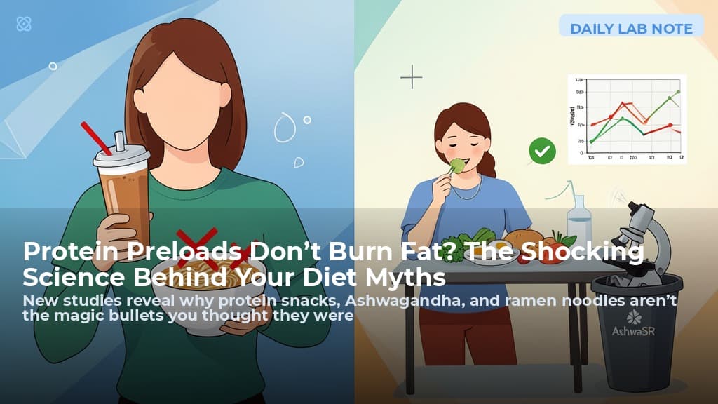 Protein Preloads Don’t Burn Fat? The Shocking Science Behind Your Diet Myths