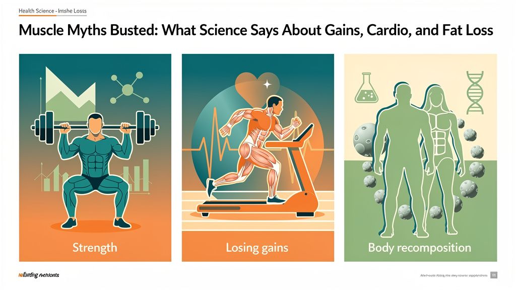 Muscle Myths Busted: What Science Says About Gains, Cardio, and Fat Loss