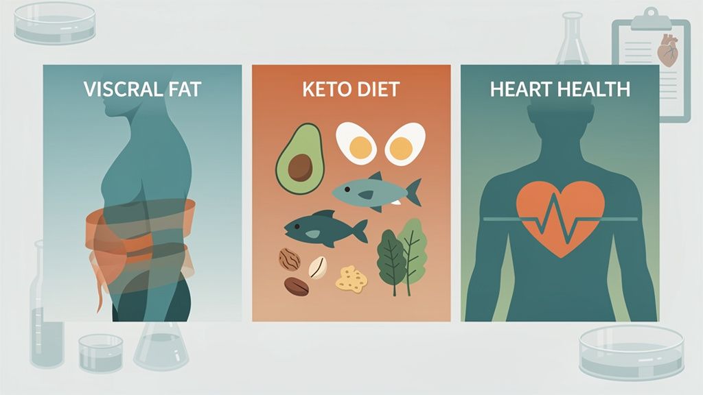What Science Says About Visceral Fat, Keto Diets, and Heart Health