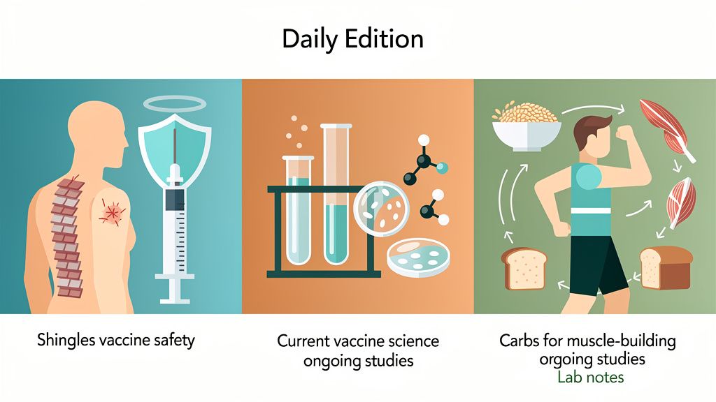 Shingles Vaccine Safety, Carbs & Muscle: Lab Notes May 28