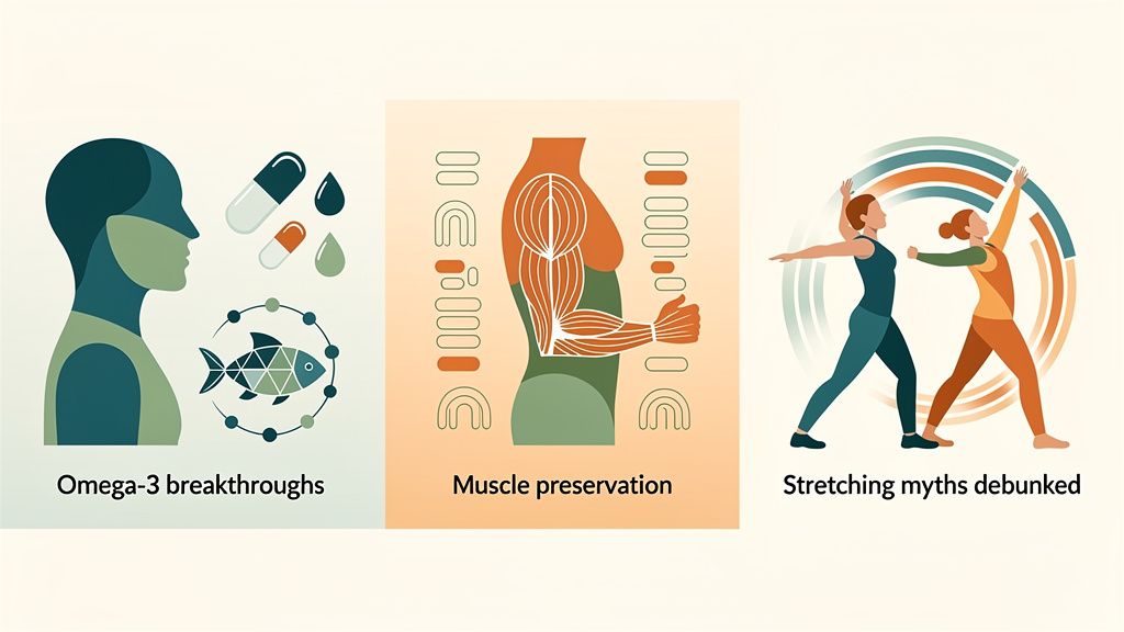 Omega-3 Breakthroughs, Muscle Preservation, and Stretching Myths Debunked